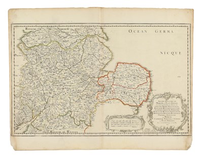 Lot 122 - Cartography - "Anciens Royaumes De Mercie, et East-Angles: (...)"