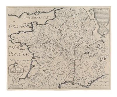 Lot 154 - Cartography - "Carte Des Rivieres De La France (...)".