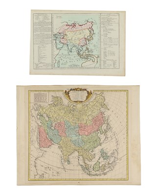 Lot 163 - Carthography - Lot of 2 fine maps of Asia