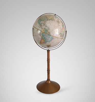 Lot 49 - Classic Replogle 'Commander II' Floor Globus (16 inches)