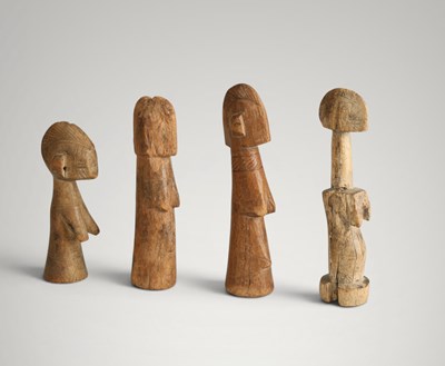 Lot 111 - Four Mossi fertility dolls.