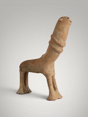 Lot 22 - Daka kari terracotta animal figure.