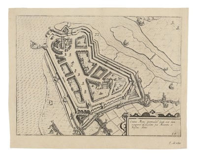 Lot 191 - Topography - "Ciuits Mons Geertrudan (...)".