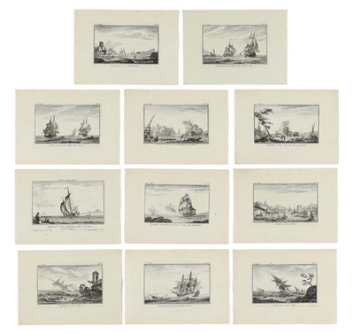 Lot 52 - Suite with 11 Ship Prints 18th century