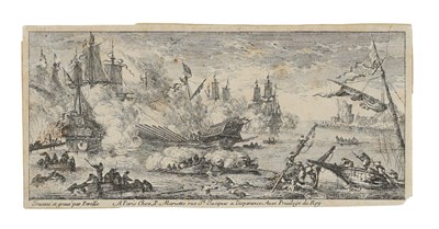 Lot 53 - Gabriel Perelle (1604–1677) – Battle of Agosta