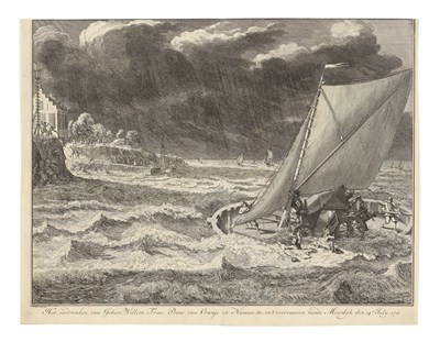 Lot 58 - Bernard Picart - Het verdrenken van Johan Willem Friso