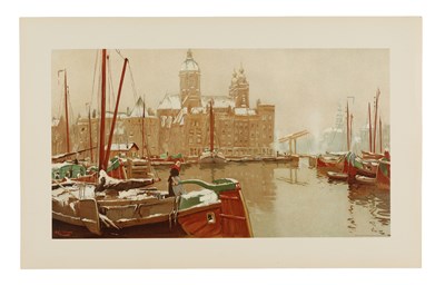 Lot 75 - Henri CASSIERS (1858-1944) – View of Amsterdam