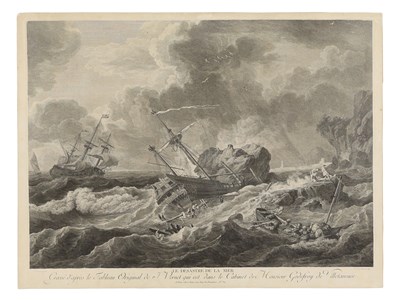 Lot 77 - Claude Joseph VERNET (Avignon, 1714 - Paris, 1789) - After "Le Desastre De La Mer".