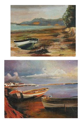 Lot 42 - Lot with 2 Maritime paintings