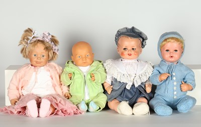 Lot 507 - Lot van 4 kinderpoppen