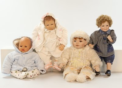 Lot 518 - Lot van 4 kinderpoppen