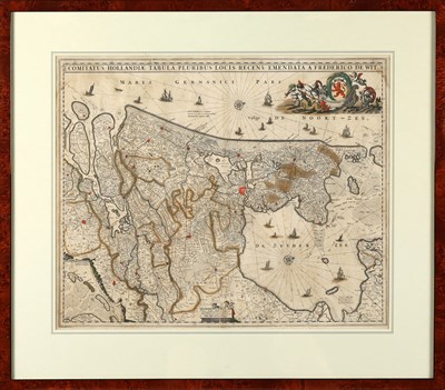 Lot 207 - Frederik de Wit (ca. 1630-1706) – Comitatus Hollandiae [...]