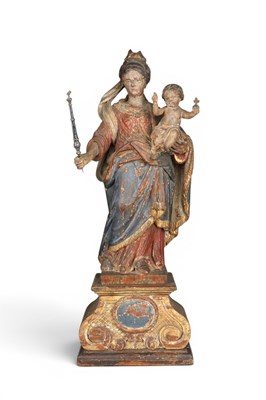 Lot 694 - Statue of the Madonna and Child