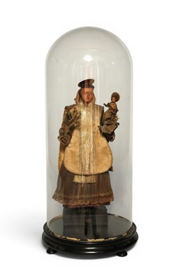 Lot 704 - Spanish colonial santo figure of Saint Anthony of Padua