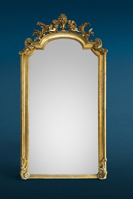 Lot 713 - Large French 19th century mirror