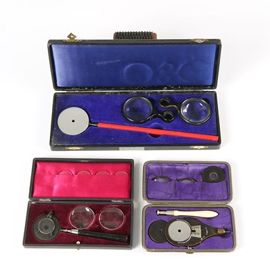 Lot 186 - Three Sets of Retinoscopes, 19th/20th Century