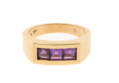 Lot 157 - Gold Ring set with Amethyst