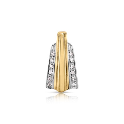 Lot 620 - Gold Pendant set with Diamonds