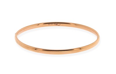 Lot 650 - Stiff Gold Bracelet
