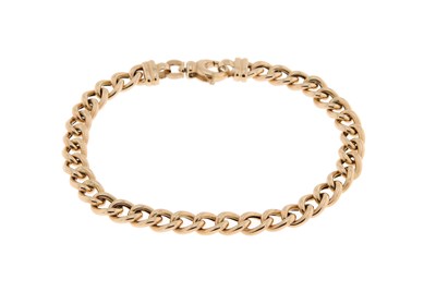 Lot 654 - Gold link Bracelet