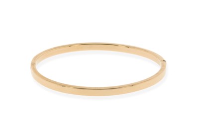 Lot 672 - Stiff Gold Bracelet