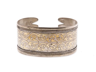 Lot 164 - A Fire-Gilded Silver ‘Bilezik’ Cuff Bracelet.