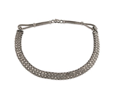 Lot 202 - Heavy Indian Silver Choker