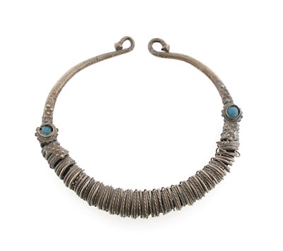 Lot 172 - Silver Spiral Choker of the Kafirs (Nuristani)