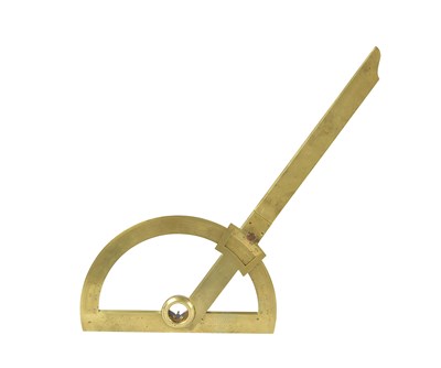 Lot 1 - A Brass Protractor By Jan Marten Kleman, ca 1820.