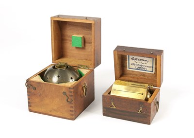 Lot 6 - A French Brass Pantometer and an Equerre, Ca 1900
