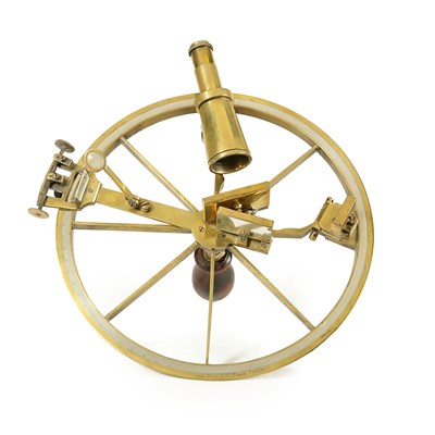 Lot 41 - A French Brass Reflecting Circle, 19th century.