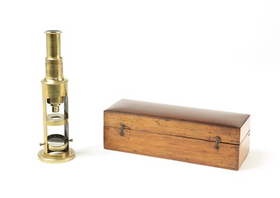 Lot 52 - A Steward Student Drum Microscope, Ca 1840