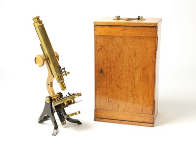 Lot 67 - A Henry Crouch Monocular Compound Microscope