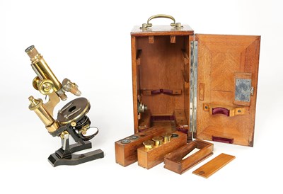Lot 124 - An Ernst Leitz Polarizing Microscope, ca. 1904