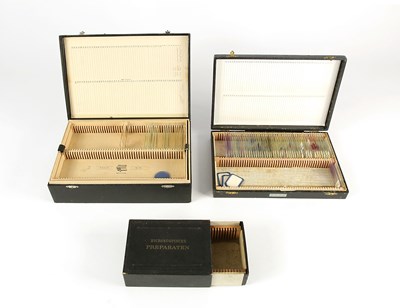 Lot 158 - 3 Boxes For Microscope slides
