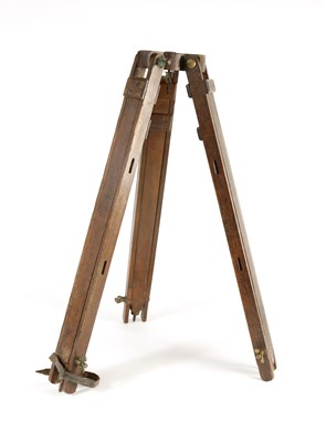 Lot 211 - A Wooden Tripod Stand, Ca. 1900