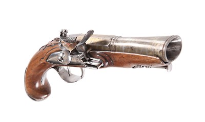 Lot 12 - A Rare German Flintlock Pistol, circa 1730.