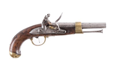 Lot 15 - A French Cavalry Flintlock Pistol, Modèle ‘AN XIII'
