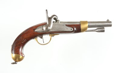 Lot 29 - French Cavalry Percussion Pistol, M1857