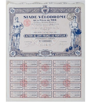 Lot 113 - STADE-VELODROME Bonds