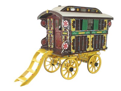 Lot 64 - UNIEKE CIRCUSWOONWAGEN voor LILLIPUTTERS
