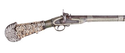 Lot 39 - A Saudi Jezail Percussion Rifle, ca. 1890