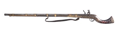 Lot 40 - An Afghan Jezail flintlock Rifle, ca. 1850