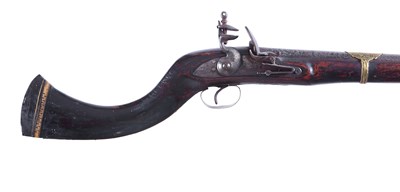 Lot 41 - An Afghan Jezail flintlock Rifle, ca. 1850