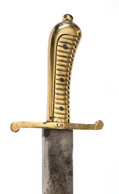 Lot 60 - Short Bavaria Infantry Pioneers Sabre, M1830