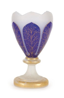 Lot 5 - Biedermeier opaline vaas
