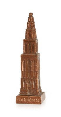 Lot 50 - Bronzen miniatuur van de Martinitoren, Groningen