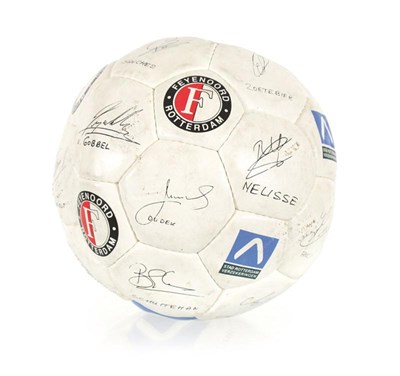 Lot 150 - Leren voetbal Feyenoord, Rotterdam