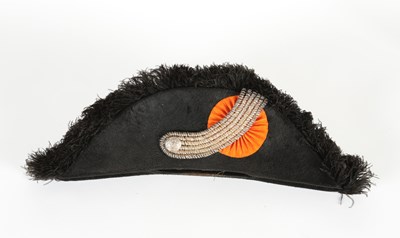 Lot 101 - A Bicorn Hat for an Officer of the Royal Dutch Navy