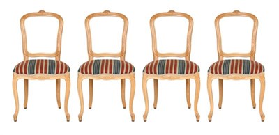 Lot 499 - Acht 'Biedermeier'stijl eetkamerstoelen
